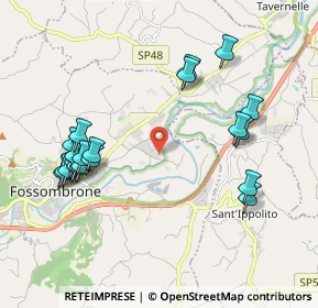 Mappa Via del Molino Nuovo, 61034 Fossombrone PU, Italia (2.222)