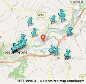 Mappa Via del Molino Nuovo, 61034 Fossombrone PU, Italia (2.332)