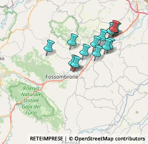 Mappa Via del Molino Nuovo, 61034 Fossombrone PU, Italia (6.62071)