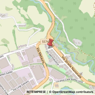 Mappa Via dell'Industria, 4, 61033 Fermignano, Pesaro e Urbino (Marche)