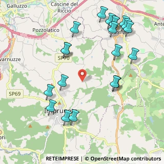Mappa Via Borro Tre Fossati, 50023 Impruneta FI, Italia (2.5385)