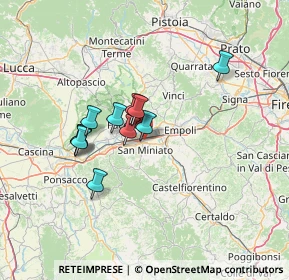 Mappa Via dei Beccai, 56028 San Miniato PI, Italia (10.86)