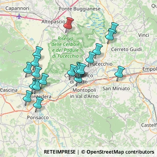 Mappa Via Antonio Gramsci, 56022 Castelfranco di Sotto PI, Italia (7.6995)