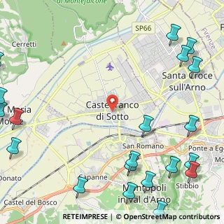 Mappa Via Antonio Gramsci, 56022 Castelfranco di Sotto PI, Italia (3.653)