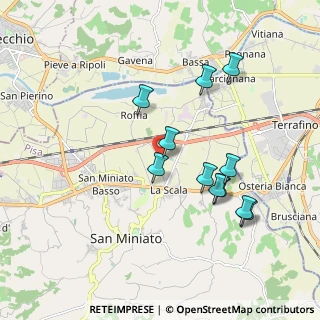 Mappa Via Palagetto, 56028 San Miniato PI, Italia (1.83545)
