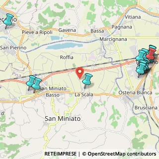 Mappa Via Palagetto, 56028 San Miniato PI, Italia (3.39176)
