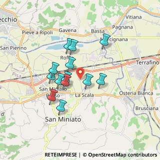 Mappa Via Palagetto, 56028 San Miniato PI, Italia (1.45385)
