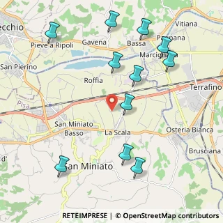Mappa Via Palagetto, 56028 San Miniato PI, Italia (2.45455)