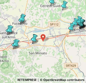 Mappa Via Palagetto, 56028 San Miniato PI, Italia (6.079)
