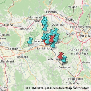 Mappa Via Palagetto, 56028 San Miniato PI, Italia (9.97632)