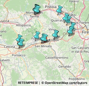 Mappa Via Palagetto, 56028 San Miniato PI, Italia (15.475)