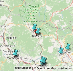 Mappa Via Gualchiere, 52011 Bibbiena AR, Italia (21.44154)