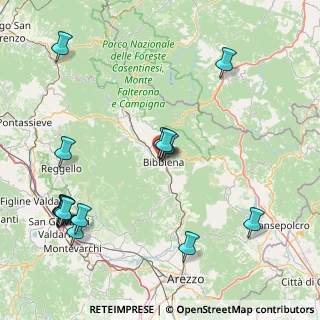 Mappa Via Gualchiere, 52011 Bibbiena AR, Italia (20.95933)