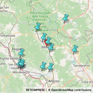 Mappa Via Gualchiere, 52011 Bibbiena AR, Italia (17.98923)