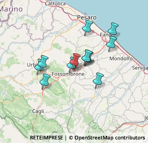 Mappa Via A. Grandi, 61034 Fossombrone PU, Italia (10.8975)