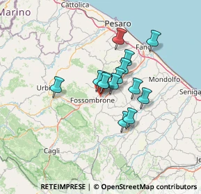 Mappa Via A. Grandi, 61034 Fossombrone PU, Italia (9.47714)