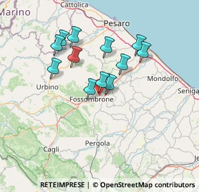 Mappa Via A. Grandi, 61034 Fossombrone PU, Italia (12.3225)