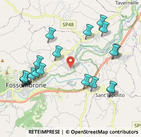 Mappa Via A. Grandi, 61034 Fossombrone PU, Italia (2.3185)