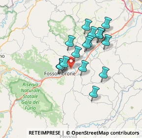 Mappa Via A. Grandi, 61034 Fossombrone PU, Italia (5.92375)