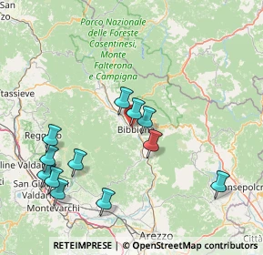 Mappa Via Casamicciola, 52021 Bibbiena AR, Italia (17.49)