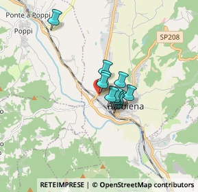 Mappa Via Casamicciola, 52021 Bibbiena AR, Italia (0.90727)