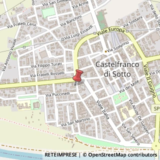 Mappa Via Leonardo da Vinci, 10, 56022 Castelfranco di Sotto, Pisa (Toscana)
