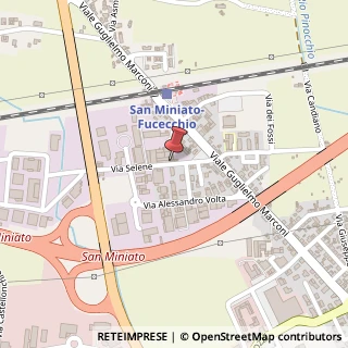 Mappa Via Selene, 4, 56028 San Miniato, Pisa (Toscana)