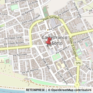 Mappa Piazza XX Settembre, 9, 56022 Castelfranco di Sotto, Pisa (Toscana)