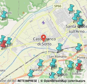 Mappa Piazza XX Settembre, 56022 Castelfranco di Sotto PI, Italia (3.3965)