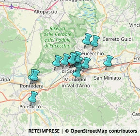 Mappa Via Calatafimi, 56022 Castelfranco di Sotto PI, Italia (4.75357)