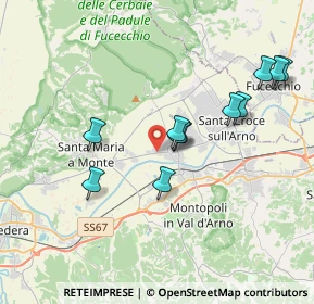 Mappa Via Antonio Vivaldi, 56022 Castelfranco di Sotto PI, Italia (3.65273)