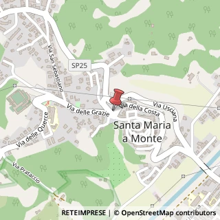 Mappa Piazza della Vittoria, 6, 56020 Santa Maria a Monte, Pisa (Toscana)