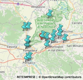 Mappa Via Grazie, 56020 Santa Maria A Monte PI, Italia (6.17063)