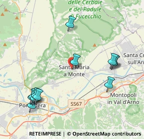 Mappa Via Grazie, 56020 Santa Maria A Monte PI, Italia (4.83417)