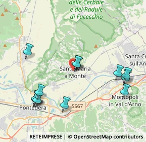 Mappa Via Grazie, 56020 Santa Maria A Monte PI, Italia (4.70308)