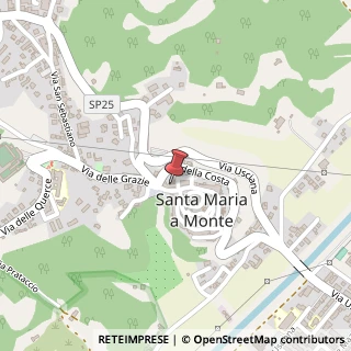 Mappa Piazza della Vittoria, 33/A, 56020 Santa Maria a Monte, Pisa (Toscana)