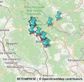 Mappa Via Mario Amorosi, 52011 Bibbiena AR, Italia (9.40733)