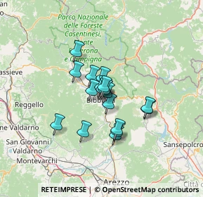 Mappa Via Mario Amorosi, 52011 Bibbiena AR, Italia (8.62833)