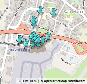 Mappa Aeroporto internazionale Galileo Galilei, 56121 Pisa PI, Italia (0.175)