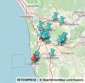 Mappa Aeroporto internazionale Galileo Galilei, 56121 Pisa PI, Italia (10.077)