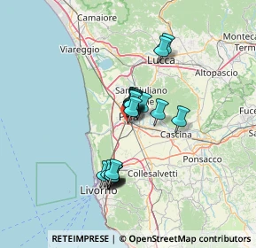 Mappa Aeroporto internazionale Galileo Galilei, 56121 Pisa PI, Italia (10.16)