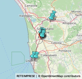 Mappa Aeroporto internazionale Galileo Galilei, 56121 Pisa PI, Italia (7.01364)