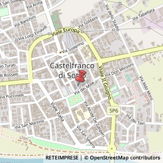 Mappa Piazza Mentana, 9, 56022 Castelfranco di Sotto, Pisa (Toscana)