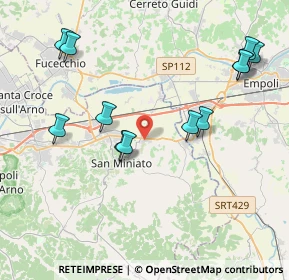 Mappa Via Venezia, 56028 San Miniato PI, Italia (4.55833)