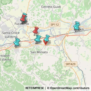 Mappa Via Venezia, 56028 San Miniato PI, Italia (4.6825)