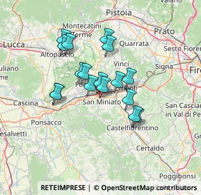 Mappa Via Aleardo Aleardi, 56028 San Miniato PI, Italia (10.88471)