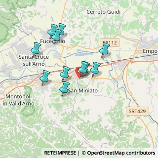 Mappa Via Aleardo Aleardi, 56028 San Miniato PI, Italia (3.20909)