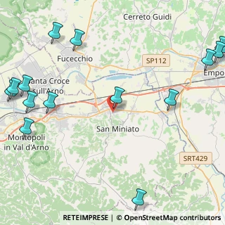 Mappa Via Aleardo Aleardi, 56028 San Miniato PI, Italia (6.74429)