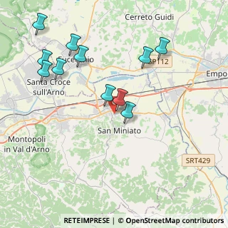 Mappa Via Aleardo Aleardi, 56028 San Miniato PI, Italia (4.40636)
