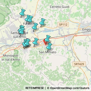 Mappa Via Aleardo Aleardi, 56028 San Miniato PI, Italia (4.084)